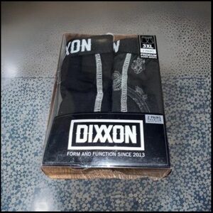 2 Pk Dixxon Boxer Briefs 4 Insane Comfort 4 Way Stretch Keyhole Mid Rise Cotton